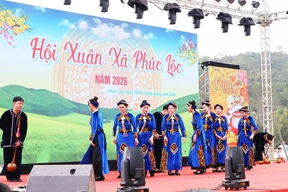 Lễ hội Lồng Tồng ở xã Phúc Lộc (tỉnh Thái Nguyên) trở thành một sinh hoạt văn hóa cộng đồng có ý nghĩa đặc biệt với đồng bào dân tộc Tày mỗi khi Tết đến xuân về.