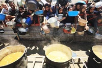 Phần lớn người dân Gaza đang trong cảnh thiếu ăn và suy dinh dưỡng. Ảnh: GETTYIMAGES
