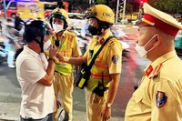 Tăng cường kiểm tra lái xe vi phạm nồng độ cồn