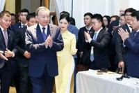 Tổng Bí thư Tô Lâm đến dự Hội nghị Kinh tế cấp cao Việt Nam-Anh. (Ảnh: Thống Nhất/TTXVN)