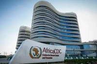 Trụ sở Trung tâm Kiểm soát và Phòng ngừa Dịch bệnh (CDC) châu Phi tại Addis Ababa, Ethiopia. (Ảnh: Tân Hoa xã)