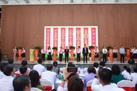 Sở Giáo dục và Đào tạo Hà Nội phát động Tuần lễ hưởng ứng học tập suốt đời năm 2024. (Ảnh: QUỲNH NGUYỄN)