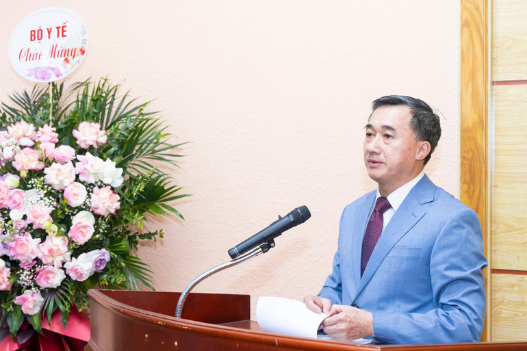 Le professeur Tran Van Thuan, vice-ministre de la Santé, a pris la parole. z7270872199253-98560f011b20c4b71f74e9266d4fbbb6.jpg