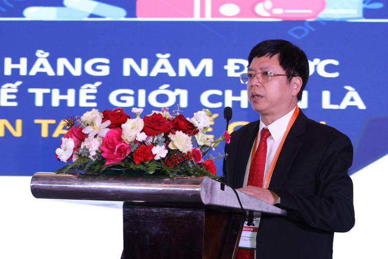 Tiến sĩ, bác sĩ Nguyễn Trọng Khoa, Phó Cục Trưởng Cục quản lý Khám chữa bệnh, Bộ Y tế phát biểu. datt0334.jpg