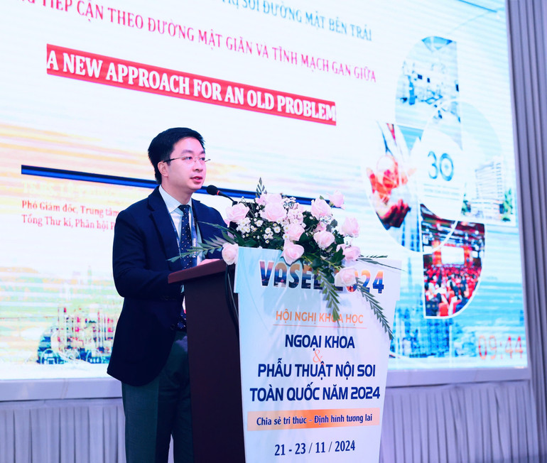 Dr. Le Trung Hieu beszámolót tartott a 2024-es Országos Sebészeti és Endoszkópos Sebészeti Konferencián. z6977427431933-062938fcb1ad18d78f0e7bdb5adaa4a5.jpg