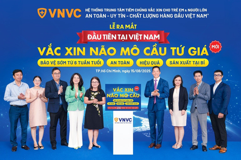 Lễ ra mắt vaccine phòng bệnh do não mô cầu cho trẻ em từ 6 tuần tuổi và người lớn sáng 15/8. dau-tien-tai-viet-nam-1.jpg