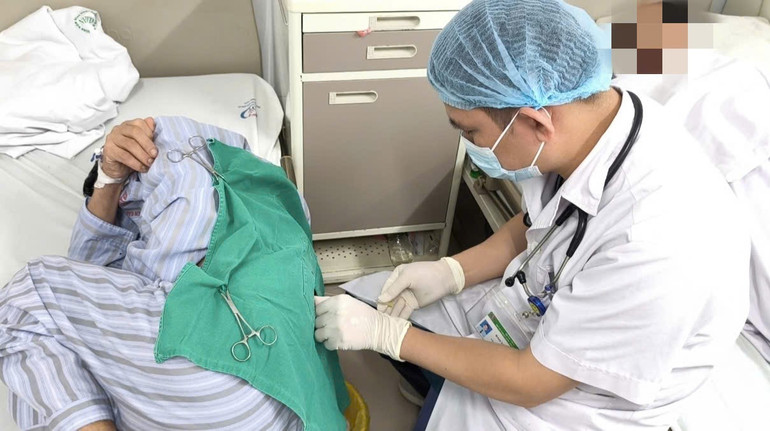 Xét nghiệm dịch não tủy của bệnh nhân xác định viêm màng não do Cryptococcus có nguy cơ biến chứng giãn não thất. z7068724964563-fc28d7b104953a8e73f123c1297a46ef.jpg