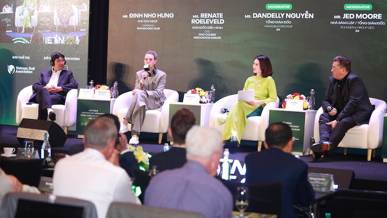 Các tọa đàm được dẫn dắt bởi nhiều diễn giả trong nước và quốc tế. golf-2.jpg