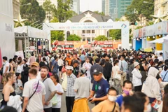 Ngày hội văn hóa hữu nghị Việt-Hàn 2024. (Ảnh: HỒNG OANH)