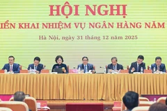 Thủ tướng Phạm Minh Chính dự và chỉ đạo Hội nghị triển khai nhiệm vụ Ngân hàng năm 2026. (Ảnh: Trần Hải)