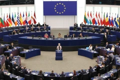 (Tư liệu) Toàn cảnh một phiên họp Nghị viện châu Âu (EP) ở Strasbourg, Pháp. (Ảnh: THX/TTXVN)