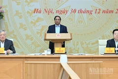 Thủ tướng Phạm Minh Chính phát biểu chỉ đạo hội nghị.