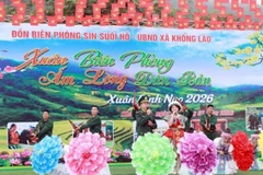 Xuân biên phòng ấm lòng dân bản năm 2026 do Đồn Biên phòng Sin Suối Hồ phối hợp Ủy ban nhân dân xã Khổng Lào (Lai Châu) tổ chức.