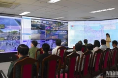 Trung tâm Thông tin chỉ huy Công an thành phố Đà Nẵng. (Ảnh: ANH ĐÀO)