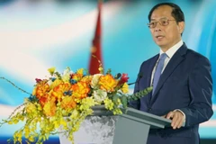 Đồng chí Bùi Thanh Sơn, Phó Thủ tướng Chính phủ phát biểu chỉ đạo tại Lễ kỷ niệm 70 năm Ngày thành lập Tập đoàn Xăng dầu Việt Nam.