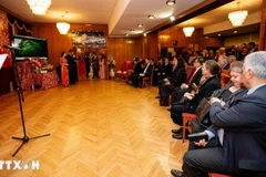 Quang cảnh chương trình Xuân Quê hương 2026 tại Bulgaria. (Ảnh TTXVN phát)