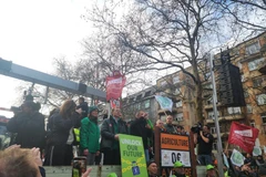 Biểu tình phản đối hiệp định với Mercosur trên đường phố Brussels (Nguồn: X) 