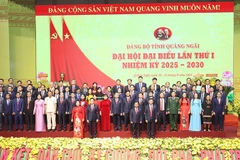 Ban Chấp hành Đảng bộ tỉnh Quảng Ngãi nhiệm kỳ 2025-2030.