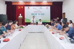 Toàn cảnh họp báo về Hội nghị Hữu cơ châu Á lần thứ 8 năm 2025.