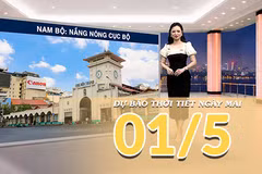 [Video] Dự báo thời tiết đêm nay và ngày mai ngày 01/5/2026: Không khí lạnh suy yếu, cả nước giảm mưa, miền Trung nắng đẹp, Nam Bộ còn nắng nóng cục bộ