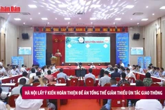 [Video] Hà Nội lấy ý kiến hoàn thiện đề án tổng thể giảm thiểu ùn tắc giao thông
