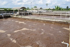 Khu vực xử lý nước thải tại Công ty cổ phần Khu công nghiệp Tân Bình.