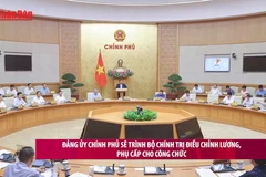 [Video] Đảng ủy Chính phủ sẽ trình Bộ Chính trị điều chỉnh lương, phụ cấp cho công chức