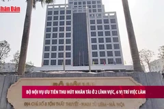 [Video] Bộ Nội vụ ưu tiên thu hút nhân tài ở 2 lĩnh vực, 6 vị trí việc làm