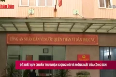 [Video] Đề xuất quy chuẩn thu nhận giọng nói và mống mắt của công dân