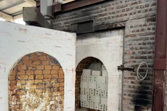 Sản phẩm xi-măng AC50 sau nung.