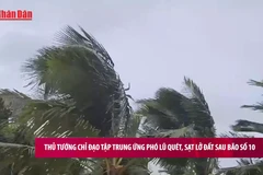 [Video] Thủ tướng chỉ đạo tập trung ứng phó lũ quét, sạt lở đất sau bão số 10