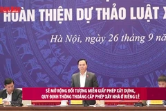 [Video] Sẽ mở rộng đối tượng miễn giấy phép xây dựng