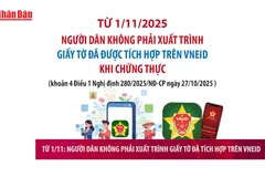 [Video] Từ 1/11: Người dân không phải xuất trình giấy tờ đã tích hợp trên VNeID