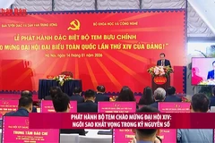 [Video] Phát hành bộ tem chào mừng Đại hội XIV: Ngôi sao khát vọng trong kỷ nguyên số