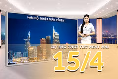 [Video] Dự báo thời tiết đêm nay và ngày mai ngày 15/4/2026: Trung Bộ vẫn là tâm điểm nắng nóng với nền nhiệt phổ biến có nơi hơn 39 độ