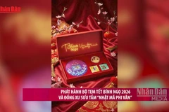 [Video] Phát hành bộ tem Tết Bính Ngọ 2026 và đồng xu sưu tầm “Nhật Mã Phi Vân”