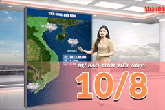 [Video] Dự báo thời tiết ngày 10/8/2026: Nắng nóng gia tăng ở Bắc Bộ và Trung Bộ, Nam Bộ mưa dông về chiều 