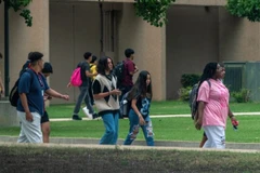 Khuôn viên một trường học ở Plano, Texas. (Ảnh: THX)