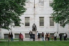 Khuôn viên Đại học Harvard. (Ảnh: Tân Hoa xã)