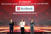 SeABank lần thứ 6 được vinh danh trongTop 50 doanh nghiệp có lợi nhuận xuất sắc nhất Việt Nam năm 2025 