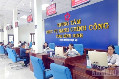 Giải quyết thủ tục hành chính theo mô hình chính quyền 2 cấp.