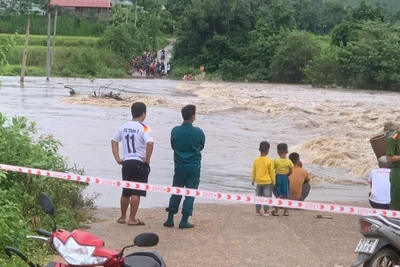 Gia Lai: Mưa lũ khiến làng Mơ Nang 2 bị chia cắt lần thứ hai trong tuần