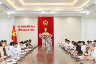 Tỉnh Quảng Ninh họp chỉ đạo công tác phòng, chống bão số 11.