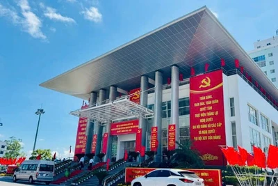 Trung tâm tổ chức Hội nghị tỉnh Quảng Ninh nơi tổ chức Đại hội Đảng bộ Ủy ban nhân dân tỉnh Quảng Ninh lần thứ I, nhiệm kỳ 2025-2030.