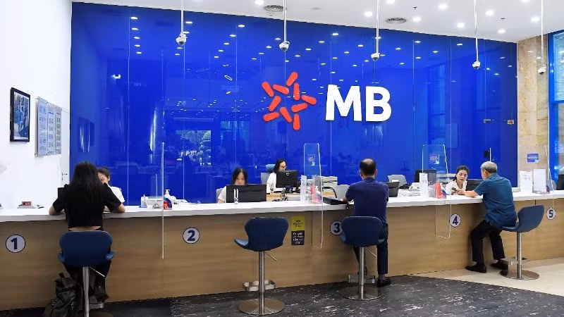 Phòng giao dịch của MB 