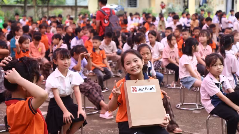 Văn hóa thiện nguyện nội bộ góp phần tạo nên bản sắc Seabank.
