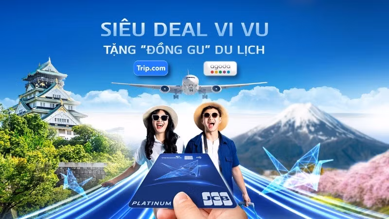 Vi vu hết mình, ưu đãi hết cỡ cùng thẻ Vietcombank JCB