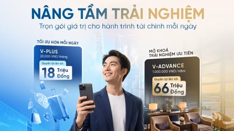 Vietinbank ra mắt hai gói tiện ích tài chính mới V-Plus và V-Advance.