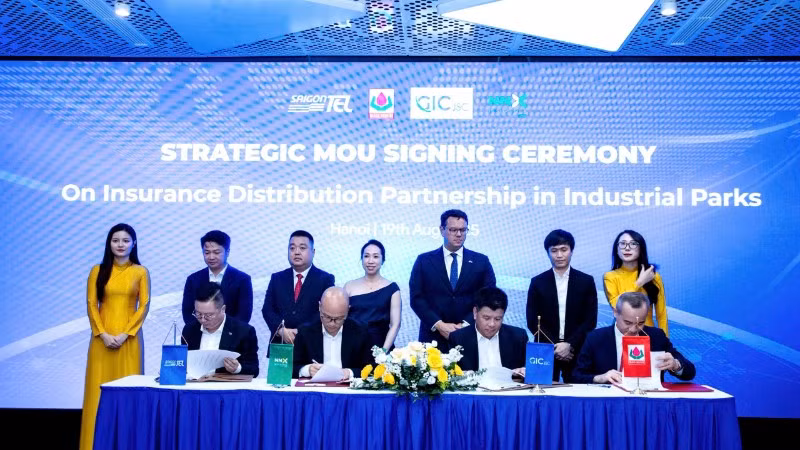 Bảo Minh cùng các đối tác chiến lược ký thỏa thuận hợp tác.