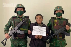 Đối tượng Nênh Sồng bị lực lượng Bộ đội Biên phòng tỉnh Sơn La bắt giữ.